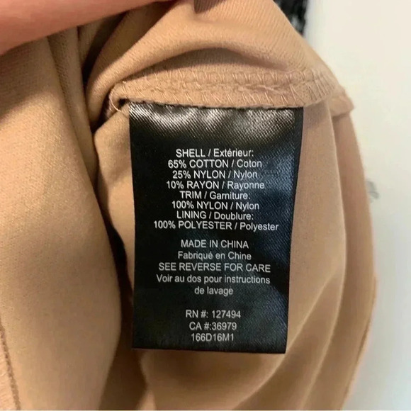 Heartloom Sera black nude lace dress  heart keyhole - Picture 3 of 4